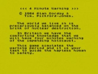 4 Minute Warning (1984)(Magination Software) Rom